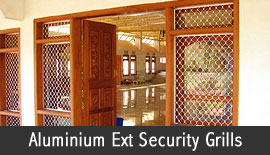 Aluminium Ext Security Grills